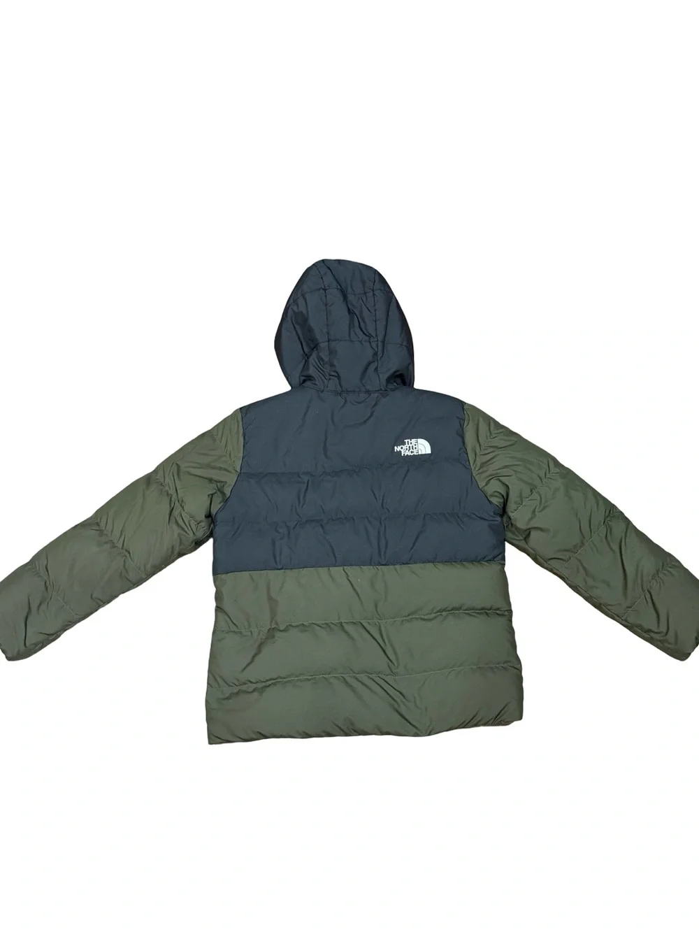 🌿 The‎ North Face Kids 600 Fill Down Puffer Jacket Olive and Black Size Medium